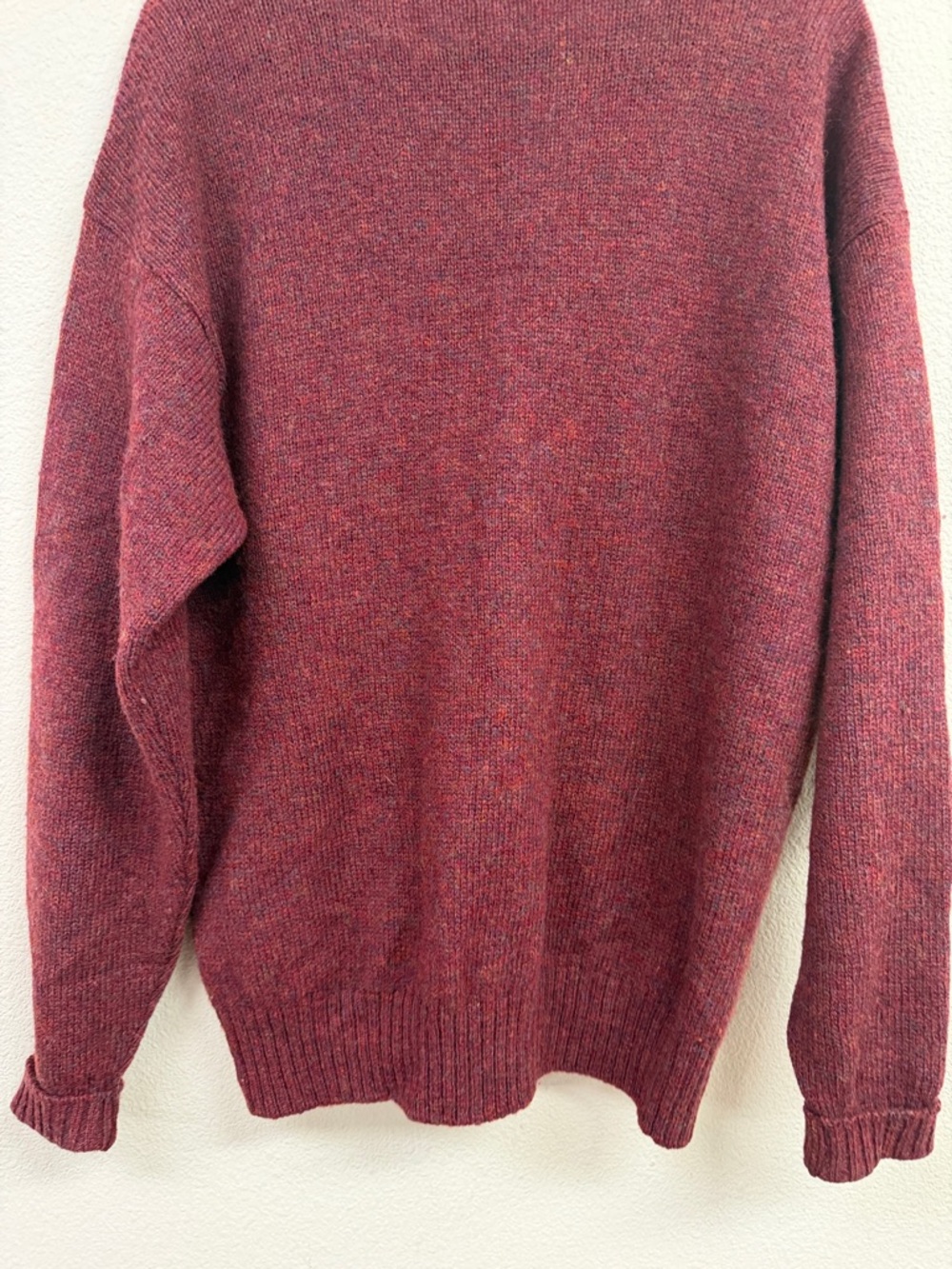 Vintage 100% Wool Cardigan Men’s Size Large - Picture 7 of 8